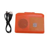 Yanmis Reproductor de Cassette Portátil, Reproductor de Cintas Multifuncionales con Altavoz Incorporado y Conector para Auriculares de 3.5 Mm, Recolección Rápida de Rewind, Fuente de