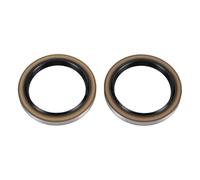 Yanmis Sello de Grasa para Rueda de Cubo de Remolque 15192TB - Diseño de Doble Labio 1.5x1.987in, Reemplazo Duradero para Ejes de 2000 LB, Sellos de Doble Labio Mantienen la Grasa Adentro y la