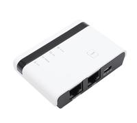 Yanmis Servidor de Impresión Inalámbrico, Comparta 4 Impresoras USB a Través de LAN a Través de Ethernet o WiFi, Plug and Play, Configuración Sencilla, Servidor de Impresión Inalámbrico (Enchufe de