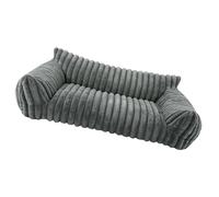 Yanmis Sofá Cama para Perros Pequeños y Gatos, sofá Suave para Mascotas con Respaldo para Comodidad Durante Todo el Año, Diseño Ergonómico, 1 Unidad (S 60 * 45 * 20cm)