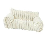 Yanmis Sofá Cama para Perros Pequeños y Gatos, sofá Suave para Mascotas con Respaldo para Comodidad Durante Todo el Año, Diseño Ergonómico, 1 Unidad (Largo 90 * 65 * 20cm)