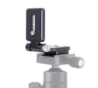 Yanmis Soporte de Cámara DSLR L, Placa de Liberación Rápida de Conmutación Horizontal Vertical Plegable con Rosca de 1/4 de Pulgada
