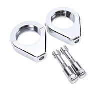 Yanmis Soporte de Reubicación de Señal de de Motocicleta Abrazaderas de Horquilla de 39 Mm Reemplazo de Montaje de Indicador para Horquilla Delantera de 39 Mm, Kit de Reubicación de Señal