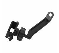 Yanmis Soporte de Soporte para Radio de 2 Vías, para Espejo Retrovisor de Motocicleta con ABS y Construcción de Aleación de Aluminio, para Radios y Escáneres CB Portátiles