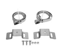 Yanmis Strackets de Montaje de Letreros para Postes Más Grandes, Hardware de Montaje de la Banda de Señalización de Ruta de la Calle en Pole Ajustable para Postes de Signo de 4-15