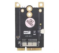 Yanmis Tarjeta Adaptadora Convertidora Mini PCI E a BCM, Plug Play, No Necesita Controlador para Tarjeta WLAN de 12 6 Pines, con Estricto Control de Calidad, para 7 8 8.1 10 32 64