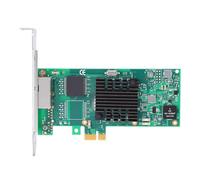 Yanmis Tarjeta de Red Gigabit, Adaptador Ethernet PCIE 2.0 X1 de Dos Puertos RJ45 con Chip Controlador I340 T2, para Servidores, Dispositivos de Almacenamiento de Escritorio