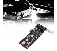 Yanmis Tarjeta de Sonido PCIE, con Tarjeta de Sonido Interna ES9018K2M DAC HiFi para Soporte Android SSS1700 Fibra óptica Coaxial Digital Relación Señal-Ruido de 100 DB