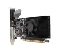 Yanmis Tarjeta de Video por Computadora, 1 GB DDR3 64 bit 589MHz Memoria, Core de 500MHz, DVI VGA Card Graphics con bajo Ruido e Interfaz Multimedia HD para Trabajar