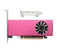 Yanmis Tarjeta Gráfica de Escritorio 4G DDR5, Módulo de Refrigeración Integrado de Tarjeta Gráfica de Computadora de 128 bits con Interfaz Multimedia HD