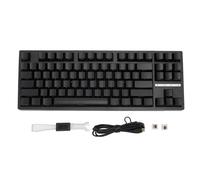Yanmis Teclado Mecánico para Juegos Al 80 por Ciento, Retroiluminado RGB, Conexión de 3 Modos, 5.0 Tipo C con Cable, 87 Teclas, Interruptor Marrón, para 10 para