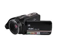 Yanmis Videocámara Digital 4K, Cámara de Vídeo de 64 MP con Zoom 18X Estabilizador de Pantalla Táctil de 3 Pulgadas Tarjeta Remota 32G 2 Baterías para Youtube Vlogging Transmisión en