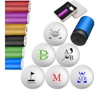 YanNanKe Sello de pelota de golf personalizado autoentintado con logotipo de monograma, marcador de pelota de golf duradero, regalo para golfistas, papá, marido, novio