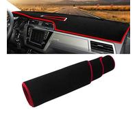 YannnnV12 Cubierta Salpicadero Coche para VW Touran 5T1 2016 2017 2018 2019 2020 2021 2022 2023,Cubierta De Tablero Alfombrilla Alfombra Parasol Antisuciedad Fundas Salpicadero,Red