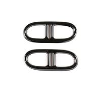 YannnnV12 Tapa de Salida de Tubo de Escape para silenciador de Sonido para Mercedes Benz Classe GLA H247 2020-2021,Embellecedor de la Tapa del Tubo de Escape del silenciador de Cola,A-Nero