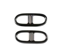YannnnV12 Tapa de Salida de Tubo de Escape para silenciador de Sonido para Mercedes Benz Classe GLA H247 2020-2021,Embellecedor de la Tapa del Tubo de Escape del silenciador de Cola,B-Nero