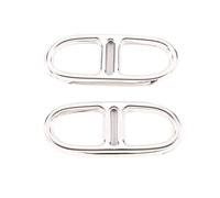 YannnnV12 Tapa de Salida de Tubo de Escape para silenciador de Sonido para Mercedes Benz Classe GLA H247 2020-2021,Embellecedor de la Tapa del Tubo de Escape del silenciador de Cola,A-Argento