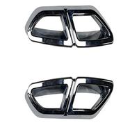 YannnnV12 Tapa de Salida de Tubo de Escape para silenciador de Sonido para VW Passat B8 2016 2017 2018 2019,Embellecedor de la Tapa del Tubo de Escape del silenciador de Cola,C-Bright Silver
