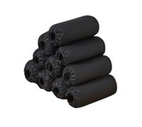 YANPINGJIA 100 fundas antideslizantes para zapatos, botas de interior, escuela, laboratorio, oficina, hospital, antideslizante, Negro , Einheitsgröße