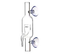 YANPINGJIA Difusor de CO2 en línea de cristal para acuario, plantado para tanque, con ventosas fuertes, alta tasa de resolución de CO2 3/4