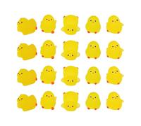 YANPINGJIA Minis Pollito - Figura de animales en miniatura que brilla en la oscuridad, para esconder hadas, jardín, salones de muñecas, decoraciones, enanos luminosos de resina