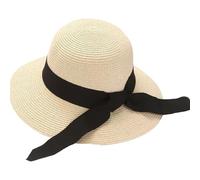 YANPINGJIA Sombrero de paja transpirable para mujer, sombrero de pescador resistente al sol para protección solar, excursión a la playa y ropa casual, cubo de moda, beige, Talla única