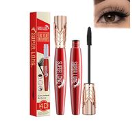 Yanquina Super Long Mascara,Yanquina Super Long Luxurious Mascara,Yankina Super Long Mascara,4d Silk Fiber Lash Mascara,4d Waterproof and Sweatproof Mascara for Women,Smoother,Curly,Thick (2PCS)