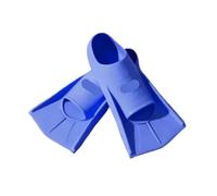 YANSHUYU Aletas Swimming Fins Silicone Short Fins Lightweight Diving Equipment Aletas Buceo(Yellow,L42-44)