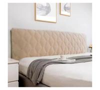 YANSHUYU Funda Cabecero Cama Cabecera Acolchada Suave Y Todo Incluido Respaldo De Cama Color Sólido Funda Cabecero(Khaki,W130 x H70cm)