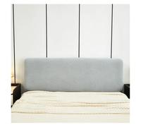 YANSHUYU Funda Cabecero Cama Cabecera con Patrón De Onda Cubierta Jacquard Elástica Tejida For Cama En Dormitorio 1 Ud Funda Cabecero(Light Grey,120cm)