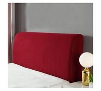 YANSHUYU Funda Cabecero Cama Cabecera De Cama Gruesa Elástica Respaldo Todo Incluido Funda Cabecero(Wine Red,W200-220cmxH50-65cm)
