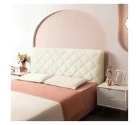 YANSHUYU Funda Cabecero Cama Cabecera De Cama Suave Felpa Elástica For Color Sólido Fácil Limpiar Respaldo For El Hogar Funda Cabecero(Beige,W150 x H70cm E)