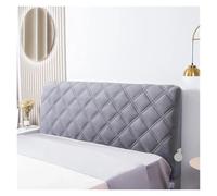 YANSHUYU Funda Cabecero Cama Cabecera De Cama Suave Felpa Elástica For Color Sólido Fácil Limpiar Respaldo For El Hogar Funda Cabecero(Dark Grey,W200 x H70cm J)