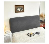 YANSHUYU Funda Cabecero Cama Cabecera De Jacquard Elástica Fácil Limpiar Edredón For Todas Las Estaciones For Dormitorio Funda Cabecero(Dark Grey,Set 2(L and XL))