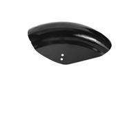 YANSHUYU Guardabarros MTB Guardabarros Trasero Corto y Plano for Motocicleta Bobber Guardabarros Bicicleta(Gloss Black Fender)