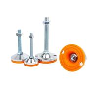 YANSHUYU Patas Regulables Patas de nivelación Ajustables, Deslizadores giratorios for Muebles for Escritorio, Mesa, Silla, Estante, fácil Instalar, 1 Uds Patas para Muebles(D50 x M10 x 100)