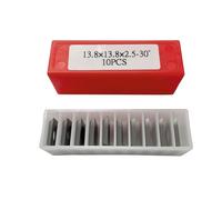YANSYUAN Cortador cuadrado de carburo de 13,8 mm, diseñado para herramientas de torneado de torno de madera, cuchillos de corte en espiral, cajas de 10