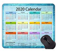 Yanteng 2020 Calendar Golden Premium Alfombrilla de ratón Antideslizante, Alfombrillas de ratón temáticas de fórmula de Circuito