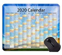 Yanteng Alfombrilla de ratón Original de 2020 Galaxy Calendar, Alfombrillas de ratón temáticas Prairie Mountain Peak