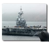 Yanteng Alfombrillas para ratón, portaaviones francés Portaaviones Charles De Gaulle Buques de Guerra de Juego mousemats Multi YT24