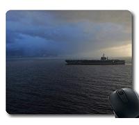 Yanteng Alfombrillas para ratón, portaaviones USS Abraham Lincoln Warship Gaming mousepads Multi YT38