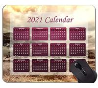 Yanteng Calendar 2021, Savannah National Park, África Alfombrilla de ratón con Bordes cosidos