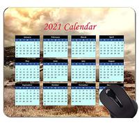 Yanteng Calendar 2021, Savannah National Park, África Alfombrilla de ratón con Bordes cosidos