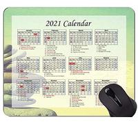 Yanteng Calendar 2021 Year Mouse Pad, Buddhism Water Ocean Office Alfombrilla de ratón
