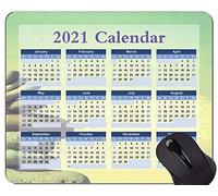 Yanteng Calendar 2021 Year Mouse Pad, Buddhism Water Ocean Office Alfombrilla de ratón