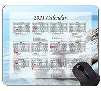 Yanteng Calendar 2021 Year Mouse Pad, Relax Summer Office Mouse Pad