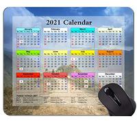 Yanteng Calendar 2021 Year Mouse Pad, The Scenery Country Office Mouse Pad