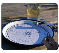 Yanteng Cojín de ratón del Juego del Mapa, compás con el cojín de ratón de Goma marítimo mágico