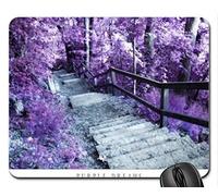 Yanteng Cojín de ratón Fino y Durable del Borde de la Costura, cojín de ratón de Purple Dreams, cojín de ratón (cojín de ratón de los bosques)