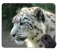 Yanteng Gaming Mouse Pad Custom, Leopardo Salvaje Leopardo Antideslizante con Base de Goma Mousepad